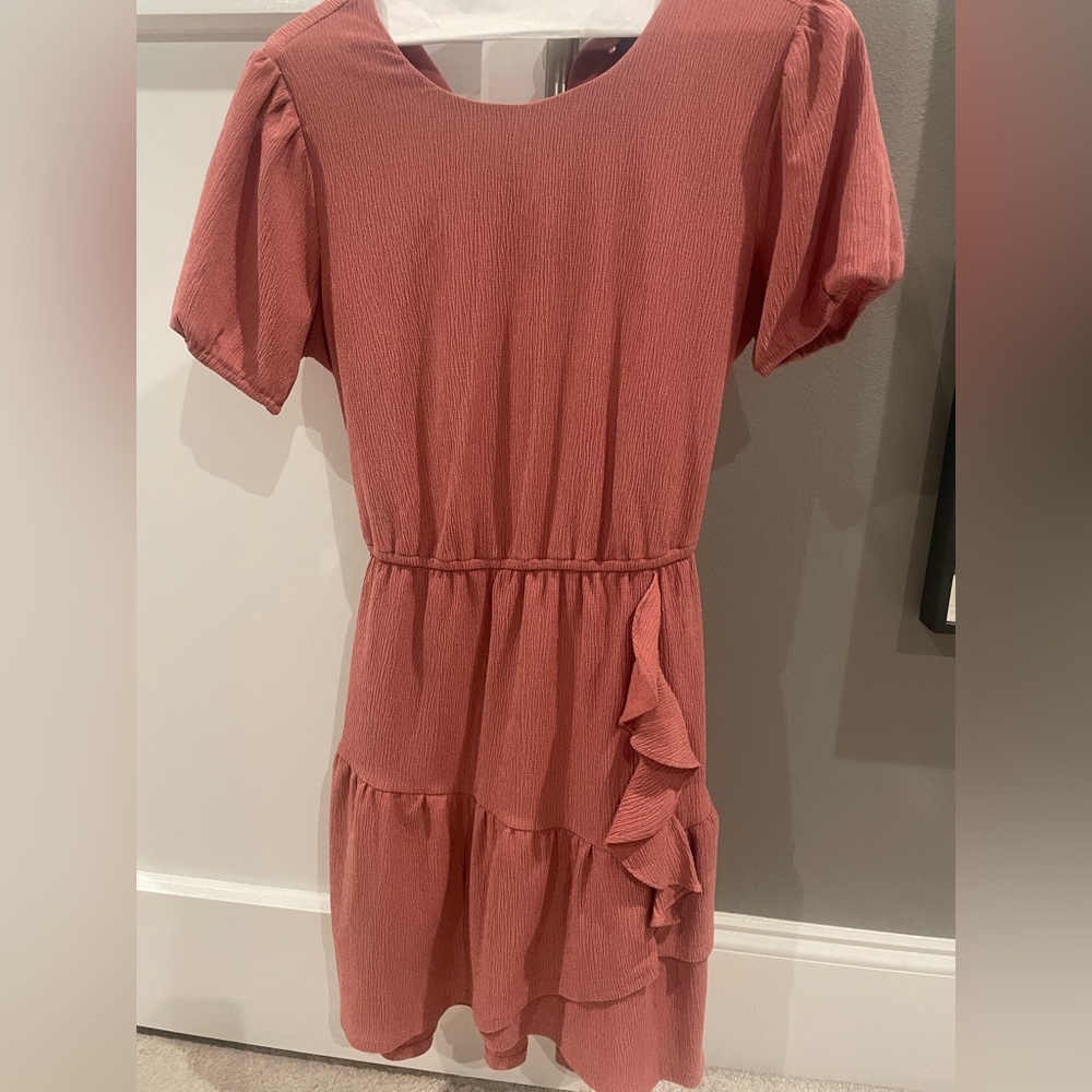 Ruffled Pink Dress